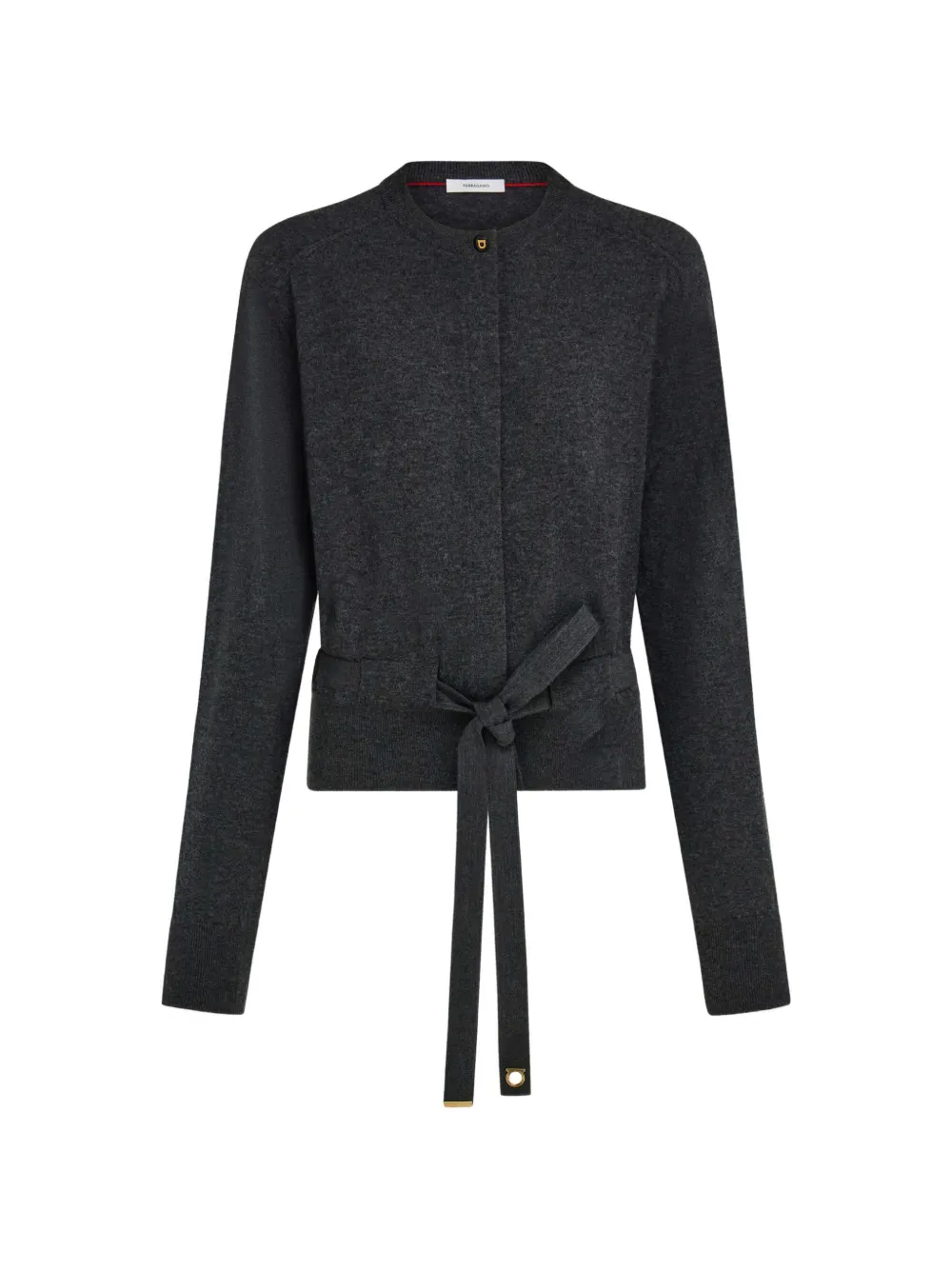 Ferragamo Cardigan mit Schleifendetail - Grau