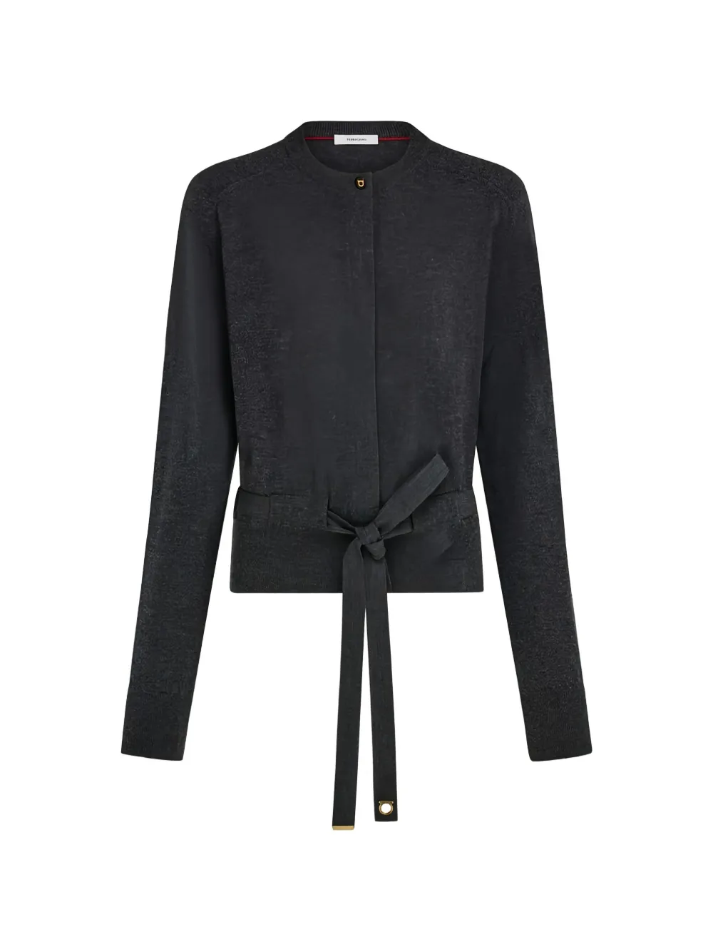 Ferragamo Cardigan mit Schleifendetail - Grau