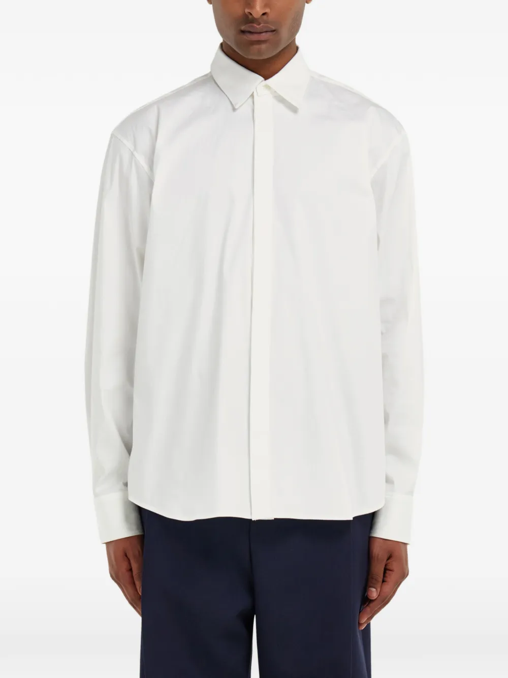 Ferragamo Stretch overhemd Wit