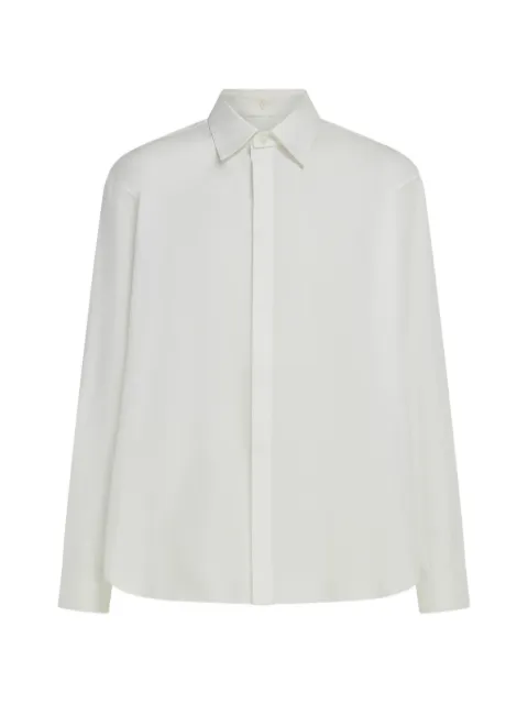 Ferragamo camisa de popelina stretch
