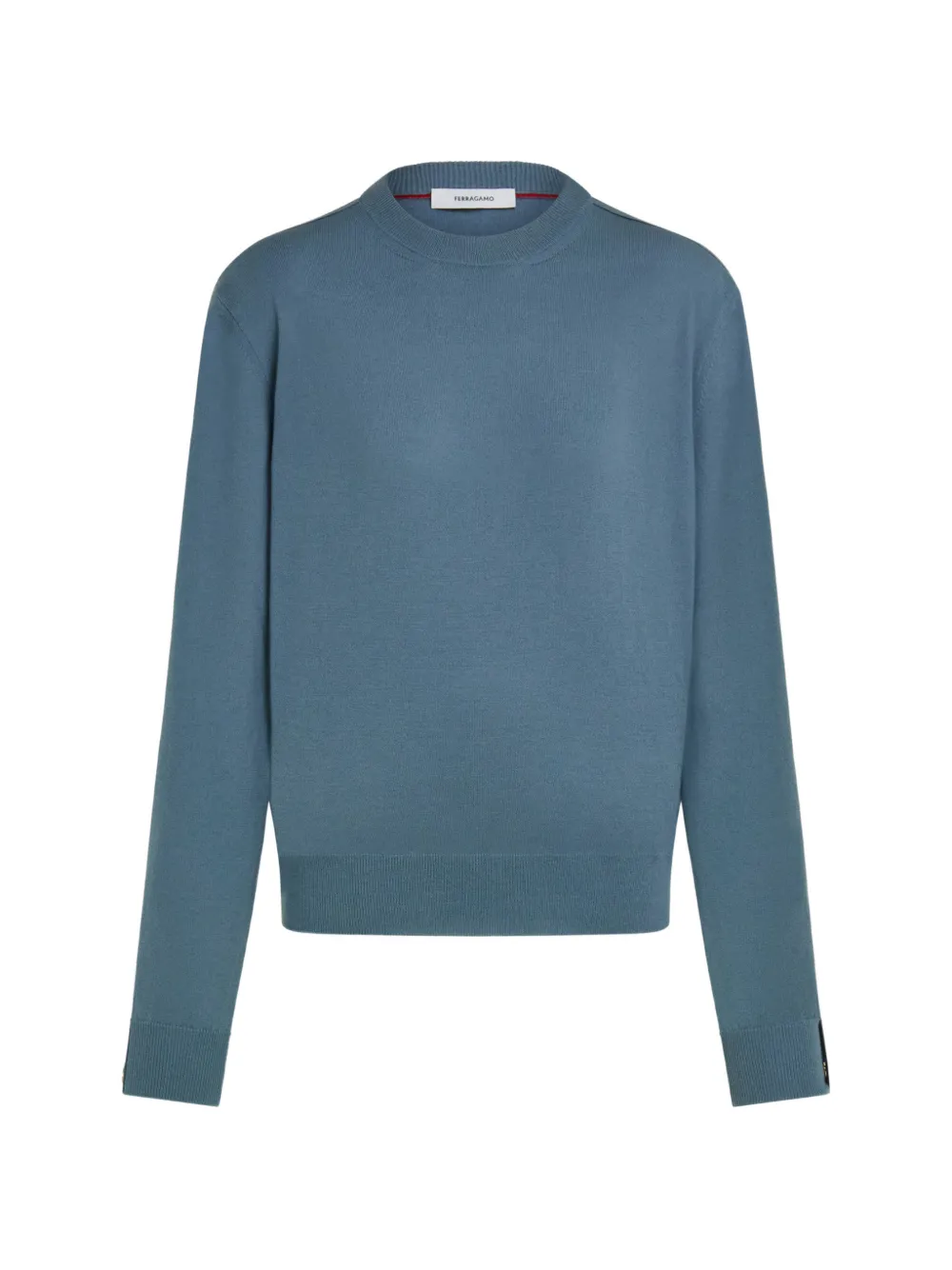 Ferragamo Gestricktes Oberteil mit Schleife - Blau