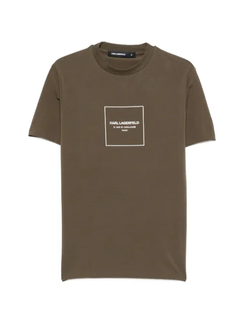 Karl Lagerfeld camiseta con logo estampado