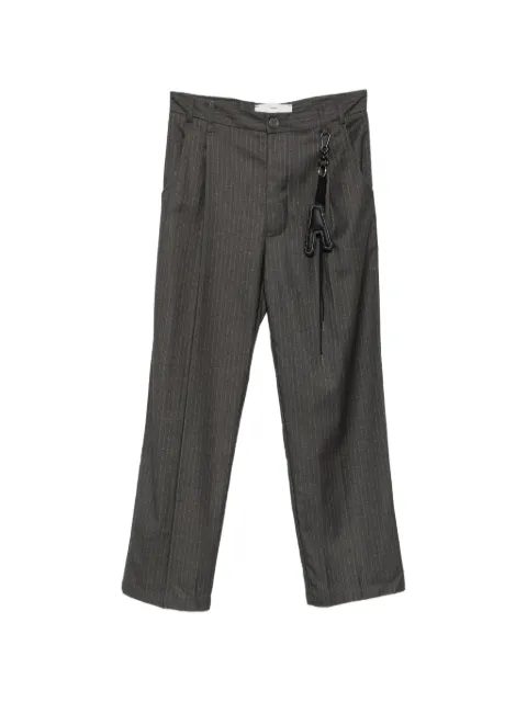 Song For The Mute stripe-pattern wide-leg trousers