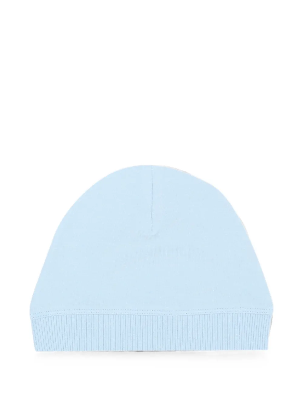 K Way Kids Muts met logopatch en geribbelde rand Blauw