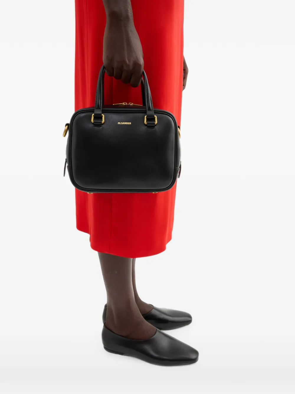 Jil Sander Kleine Vision tas Zwart