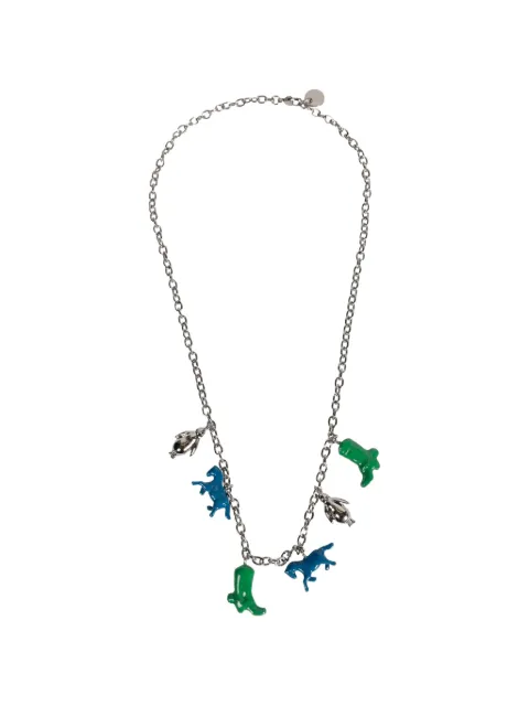 Marni horse-charms chain necklace