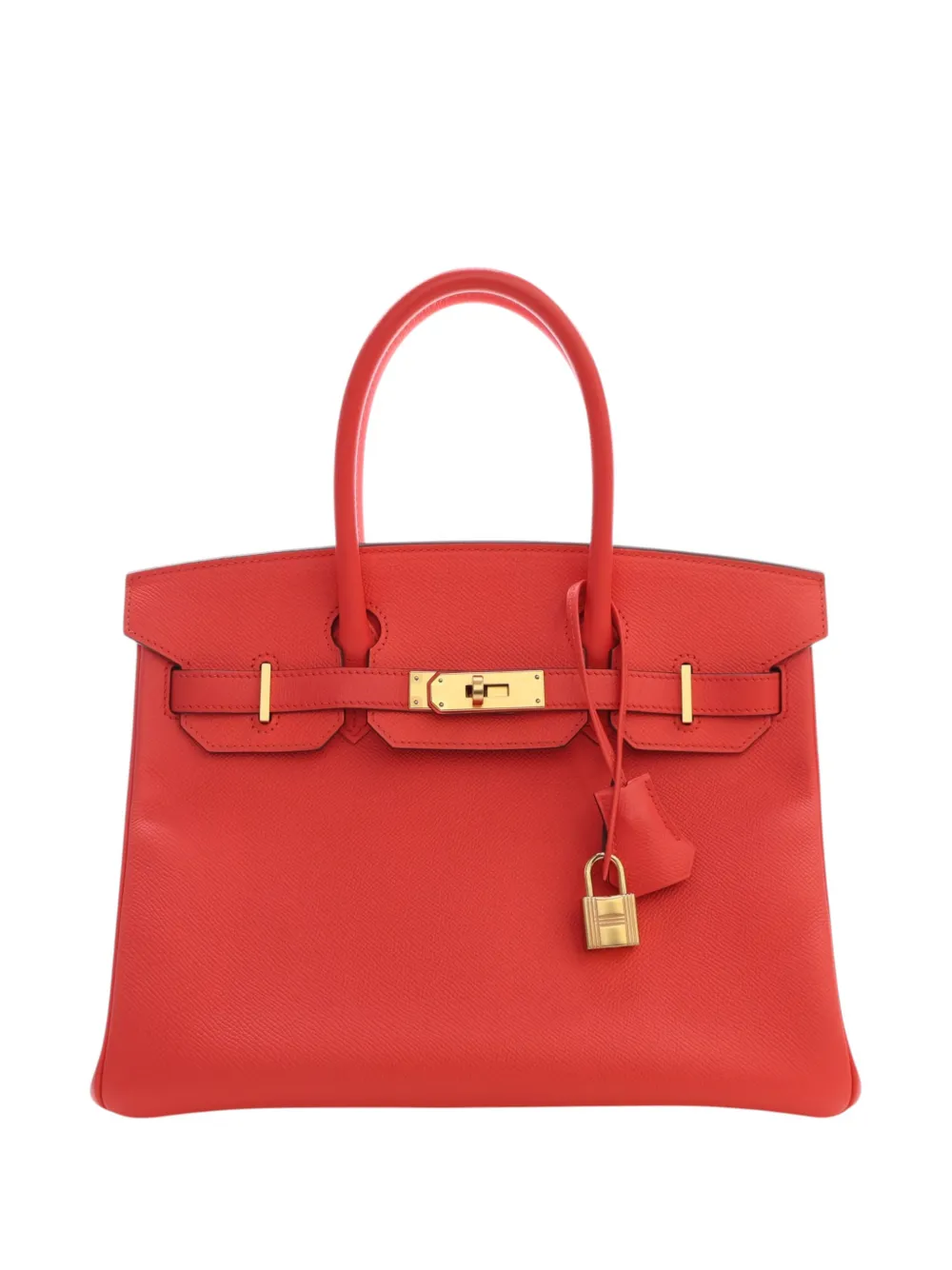 Hermès Pre-Owned 2016 Epsom Birkin Retourne 30 handbag - Red