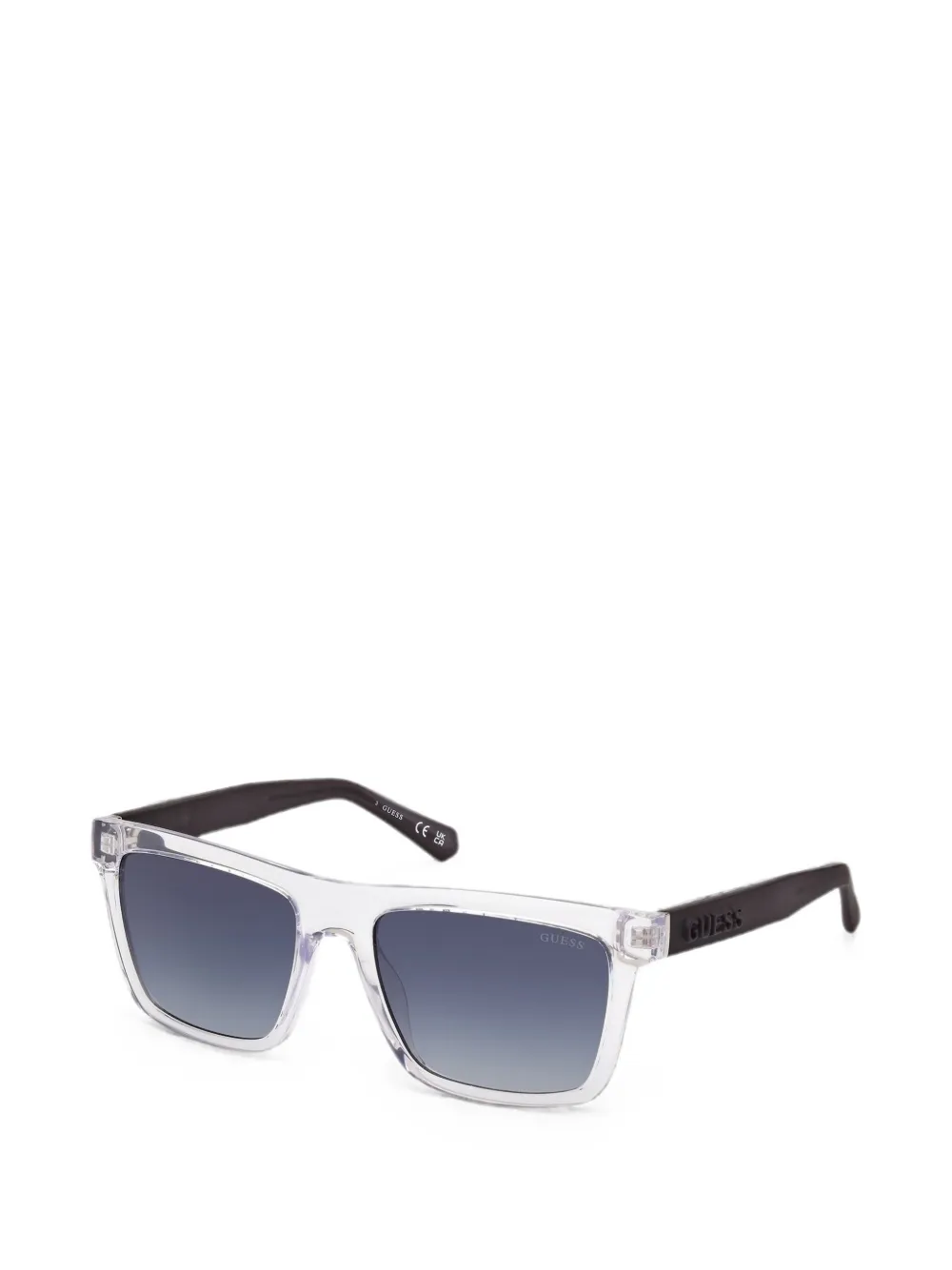 GUESS EYEWEAR Zonnebril met vierkant montuur Wit