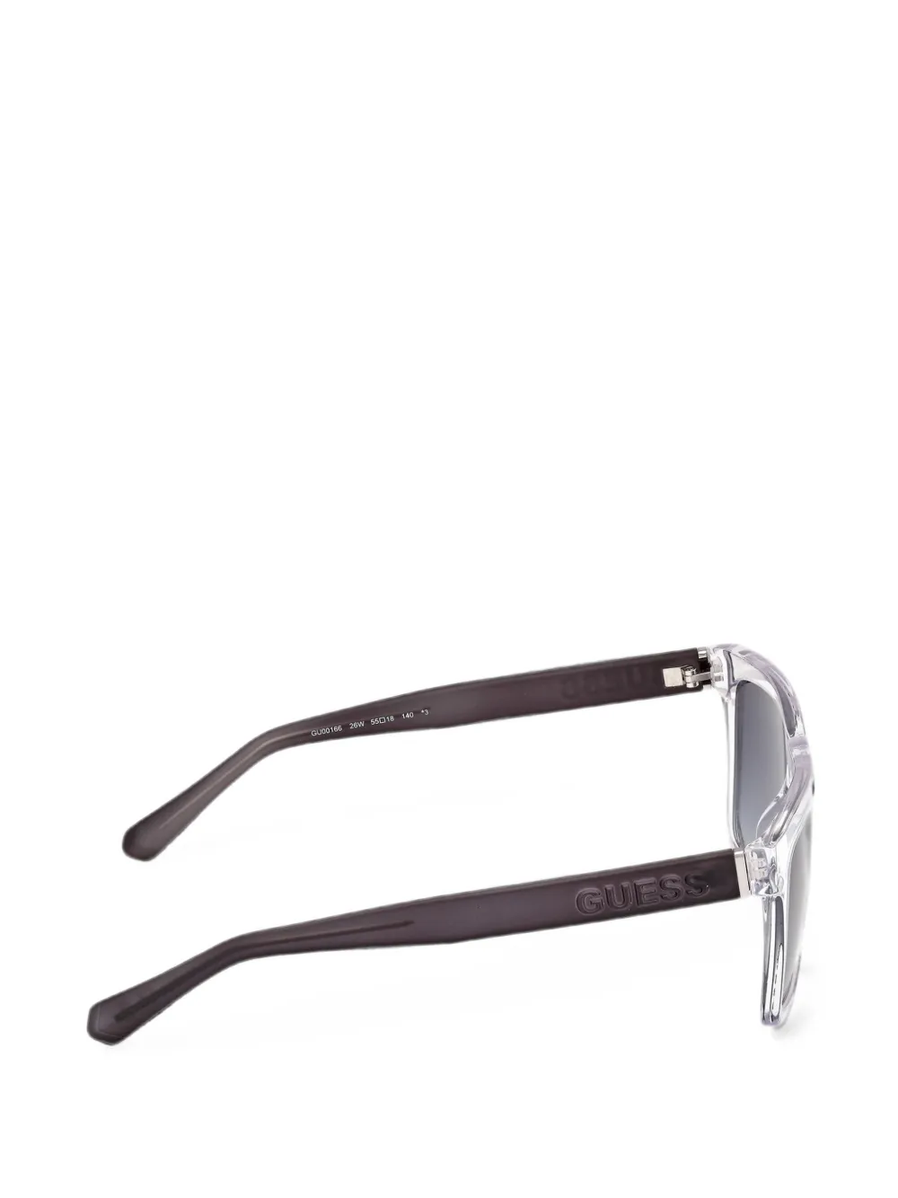 GUESS EYEWEAR Zonnebril met vierkant montuur Wit