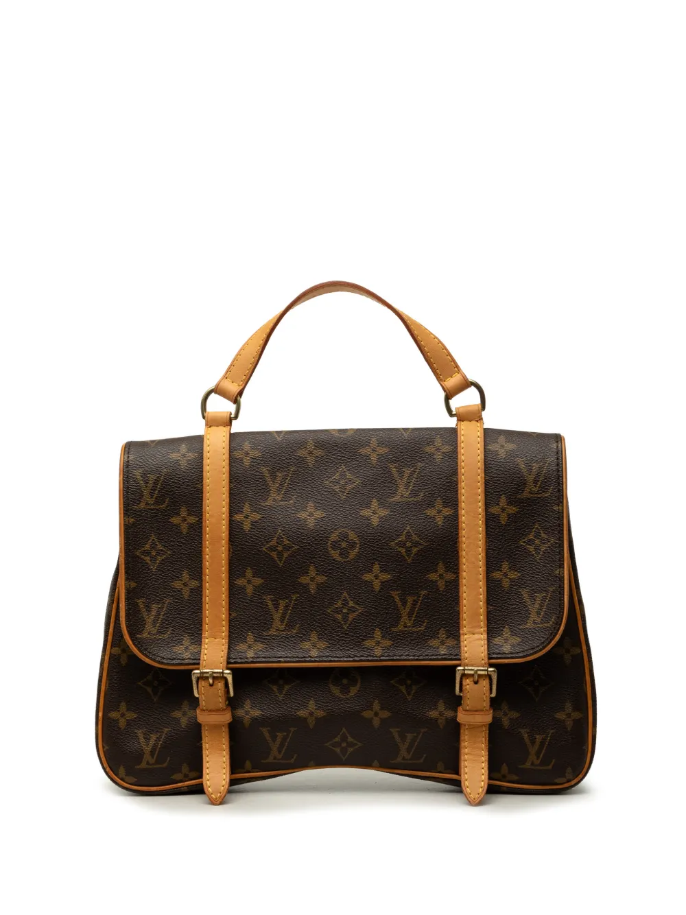 Pre-owned Louis Vuitton 2005 Monogram Marelle Sac A Dos Backpack In Brown