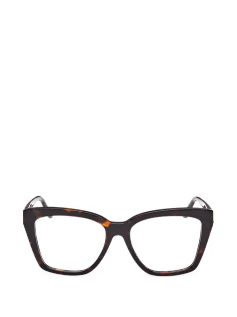 GUESS EYEWEAR tortoiseshell-effect square-frame glasses