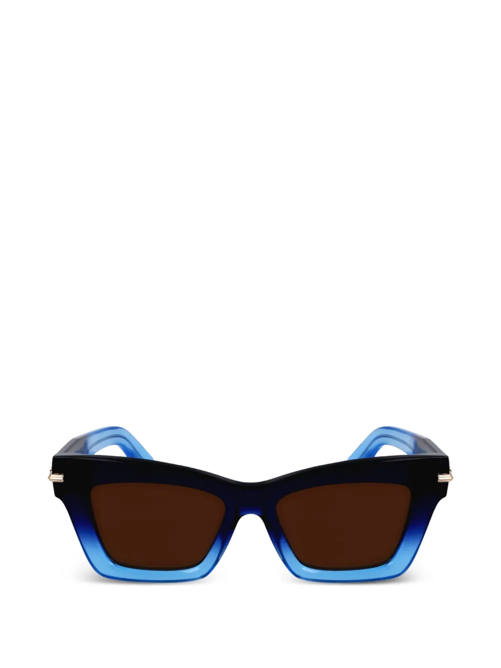 Ferragamo Eyewear Gradient-effect Cat-eye Sunglasses In Blue