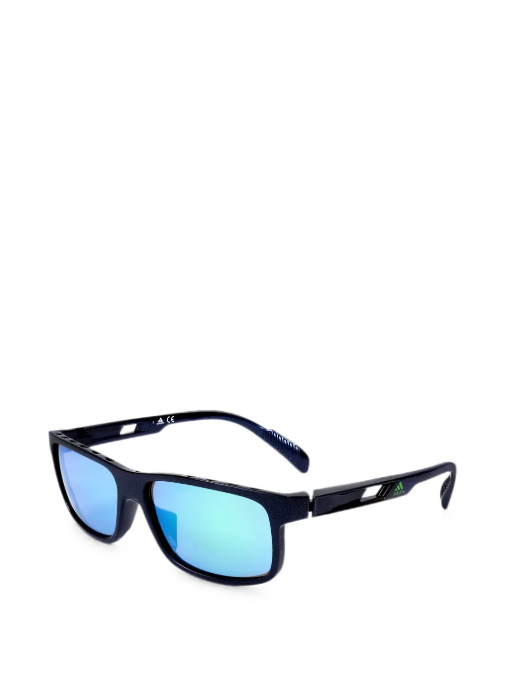 adidas Zonnebril met rechthoekig montuur Blauw