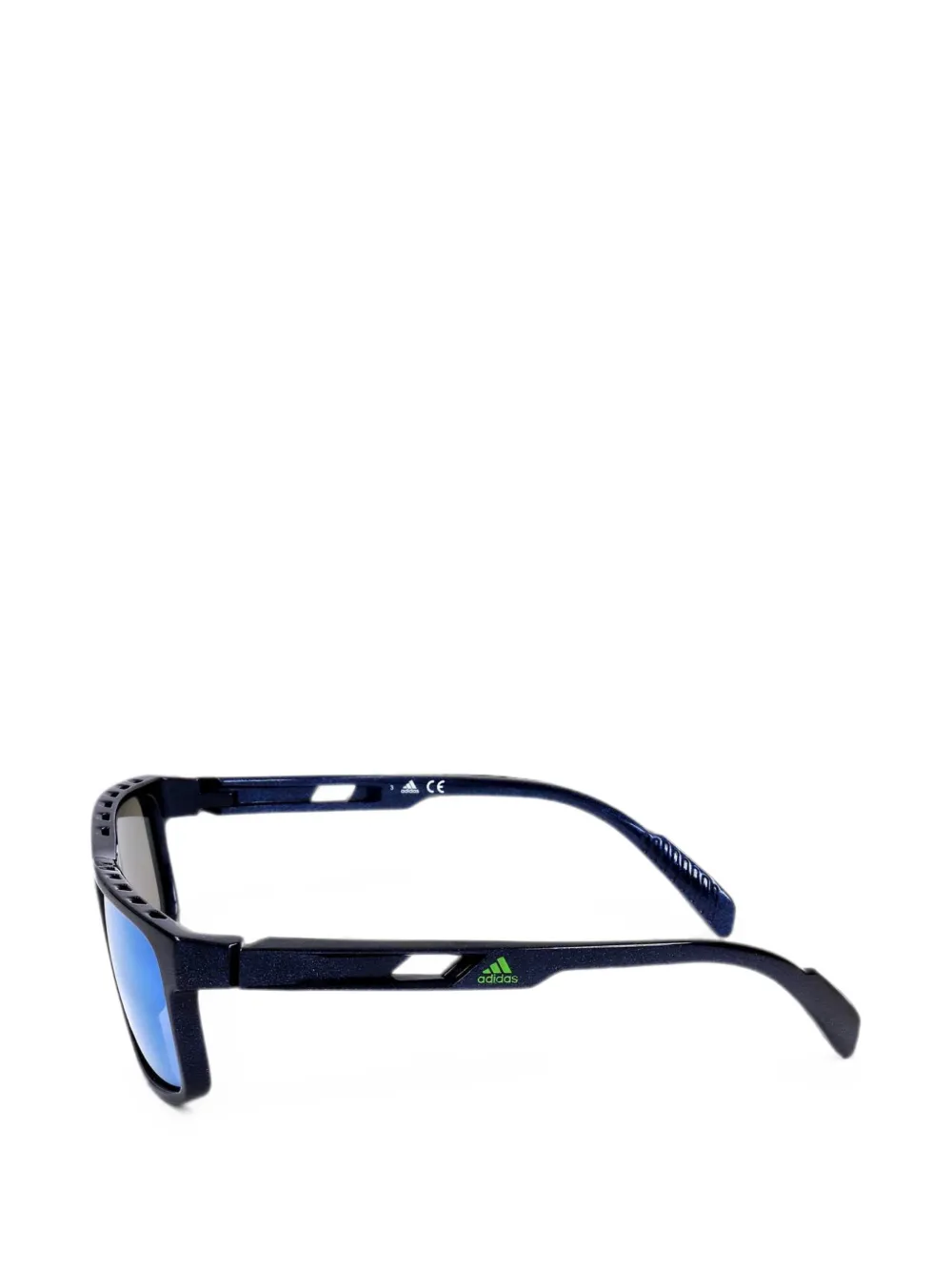 adidas Zonnebril met rechthoekig montuur Blauw