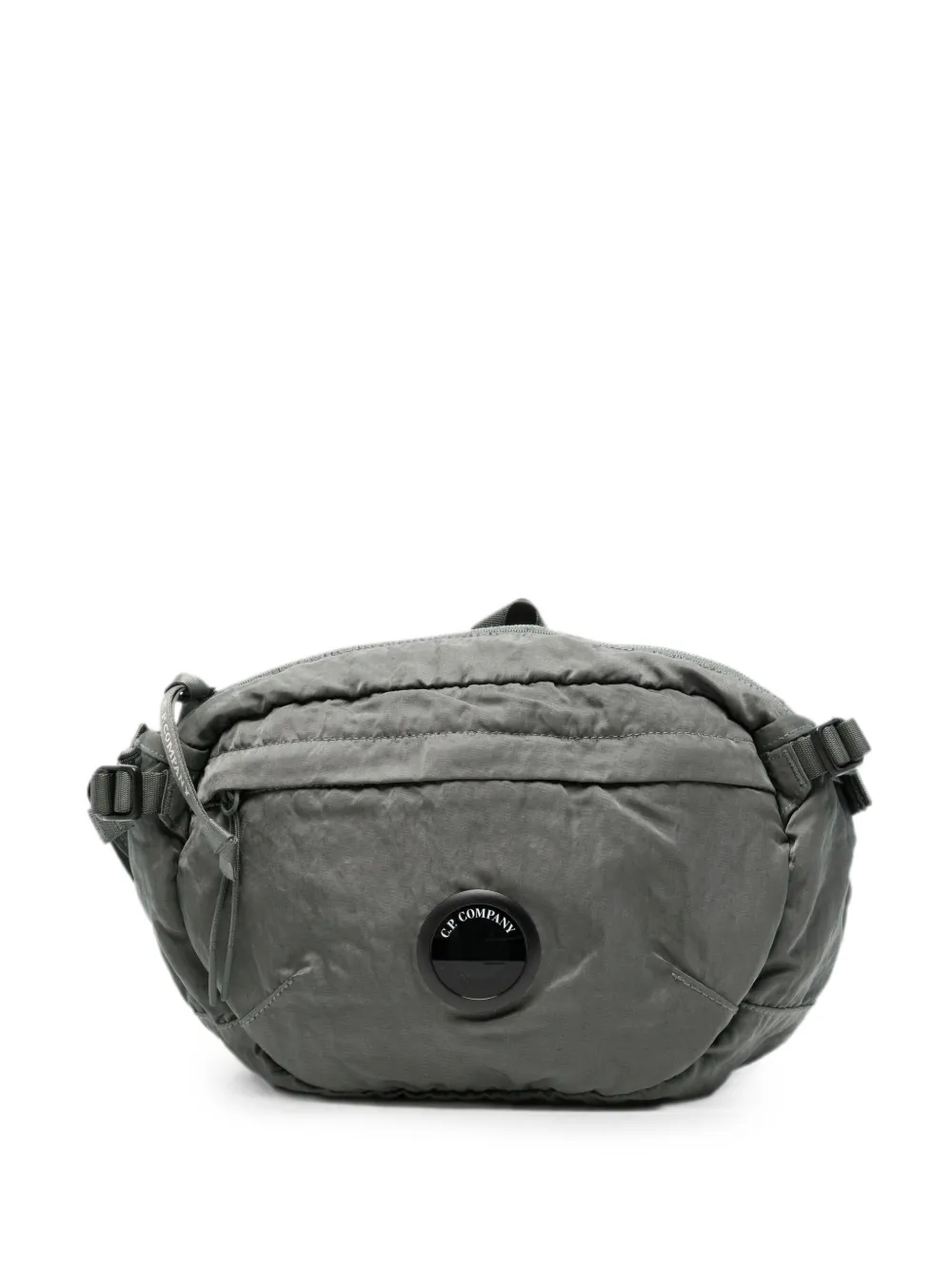 C.P. Company logo-patch belt bag - Grigio