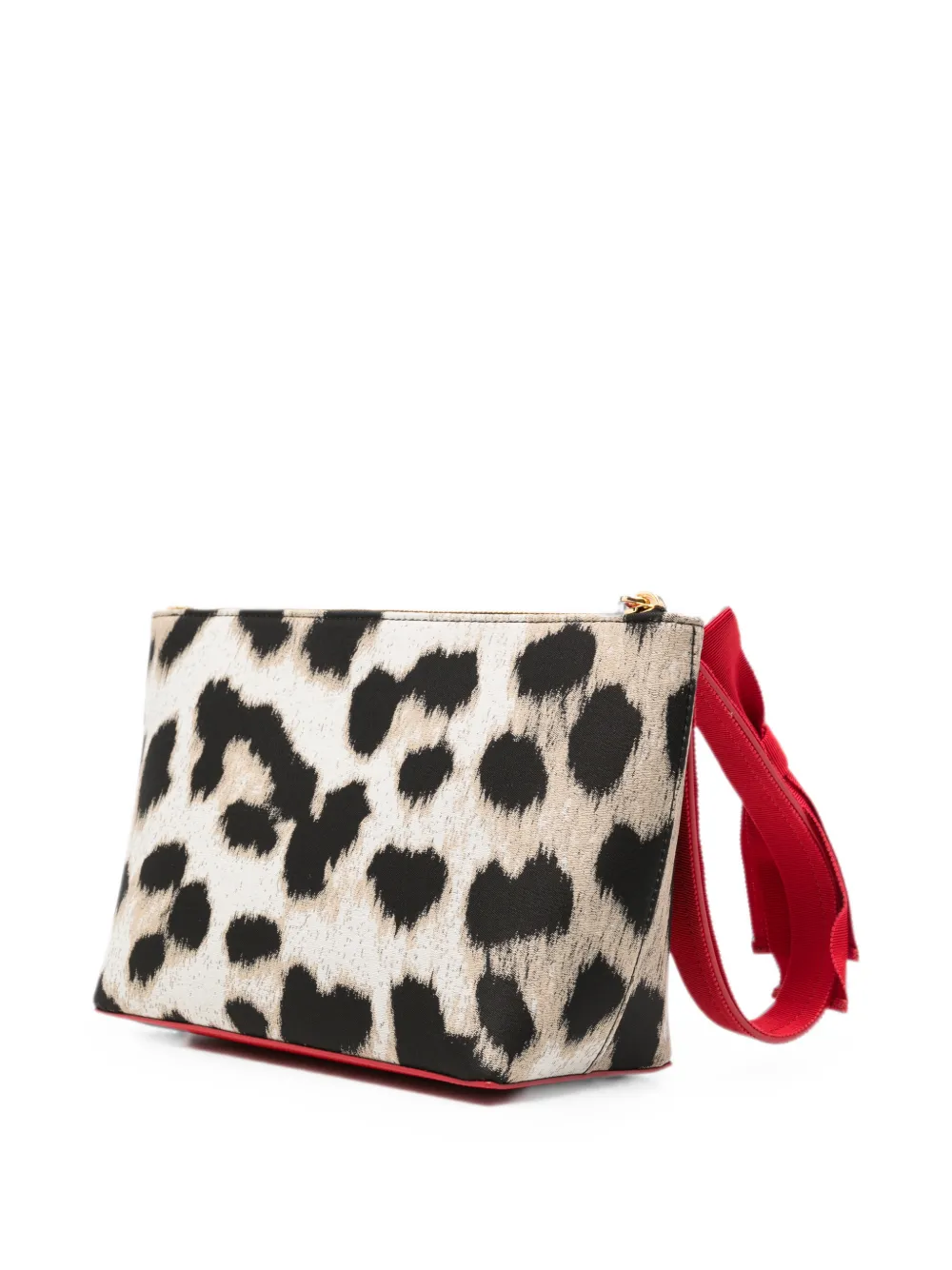 Givenchy Kleine buidel met luipaard-jacquard Beige