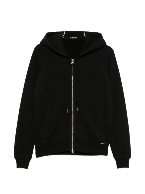 TOM FORD zip-fastening drawstring hoodie