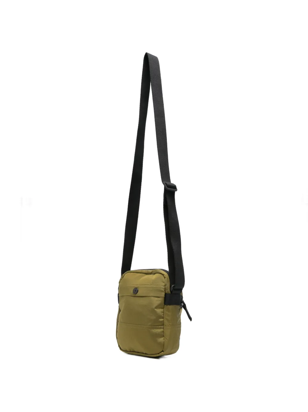 Stone Island Gecoate nylon crossbodytas Groen