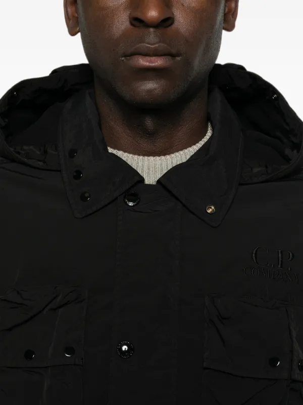 C.P. Company Heavy Chrome-R Goggle Jacket | Black | FARFETCH