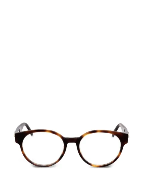 Swarovski Eyewear tortoiseshell-effect Swarovski-crystal glasses