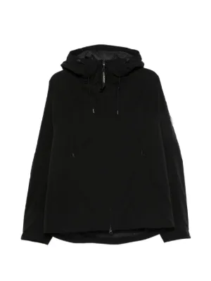 C.P. Company Diagonal Raised Fleece Mixed Boxy Hooded Jacket