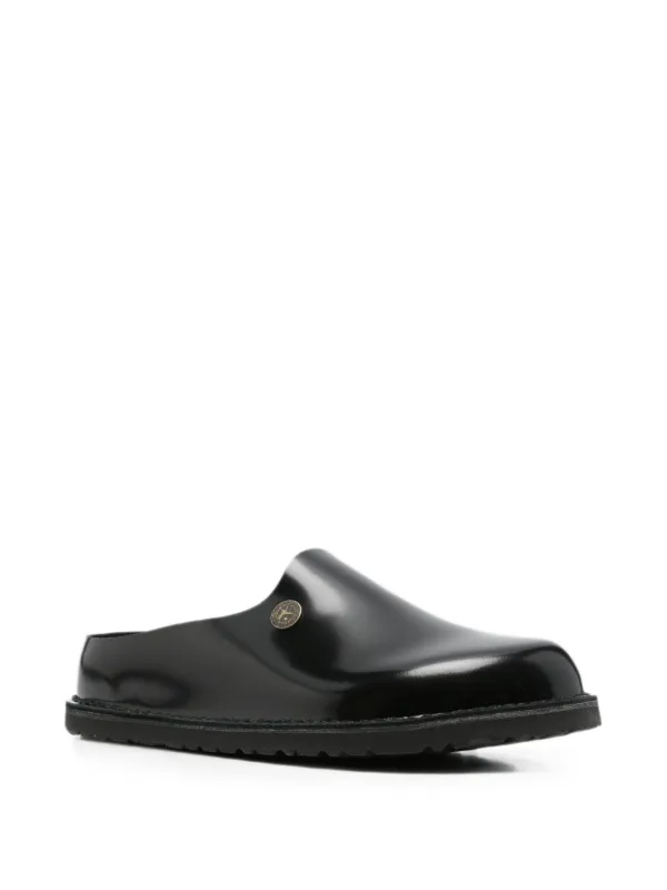 靴 Birkenstock Amsterdam BS Rubberized 42 Birkenstock Amsterdam Leather Mules | Black | FARFETCH