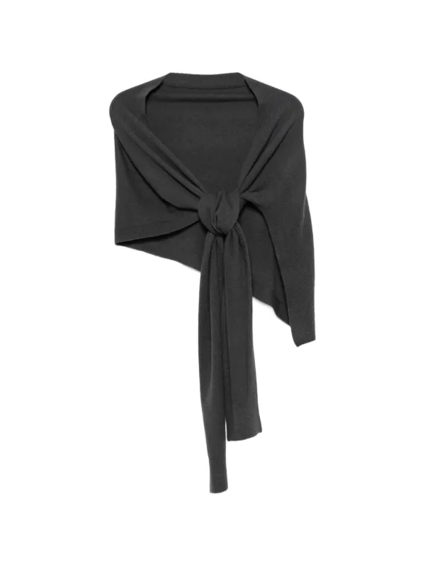 Lemaire Draped Scarf in Cashmere in Grey