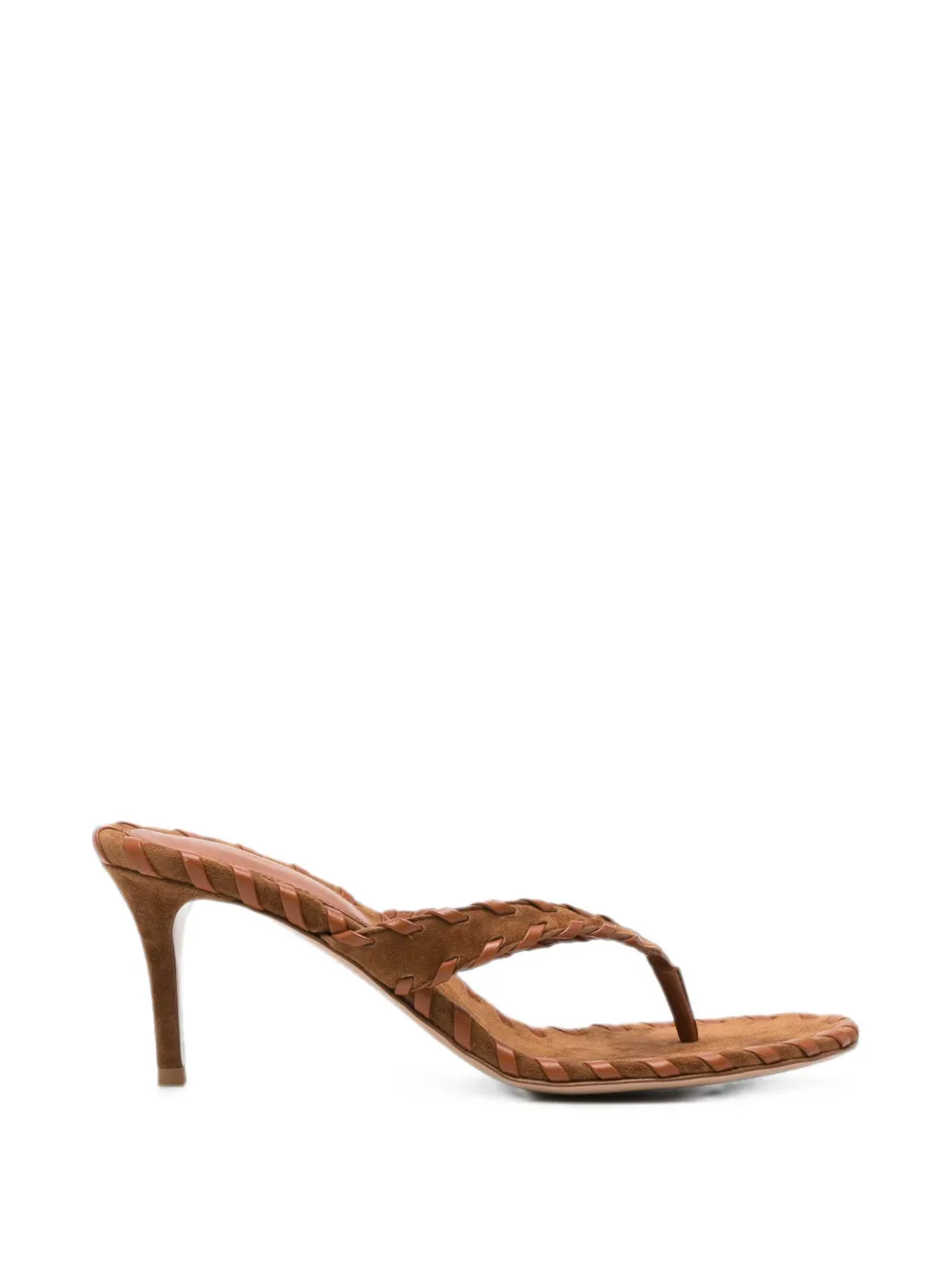 Gianvito Rossi braided-strap sandals Bruin