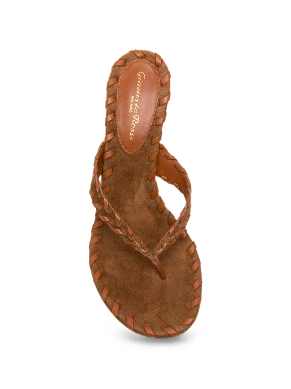 Gianvito Rossi braided-strap sandals Bruin