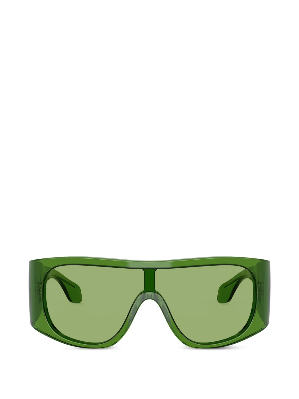 Giorgio Armani Occhiali da sole geometrici - Verde