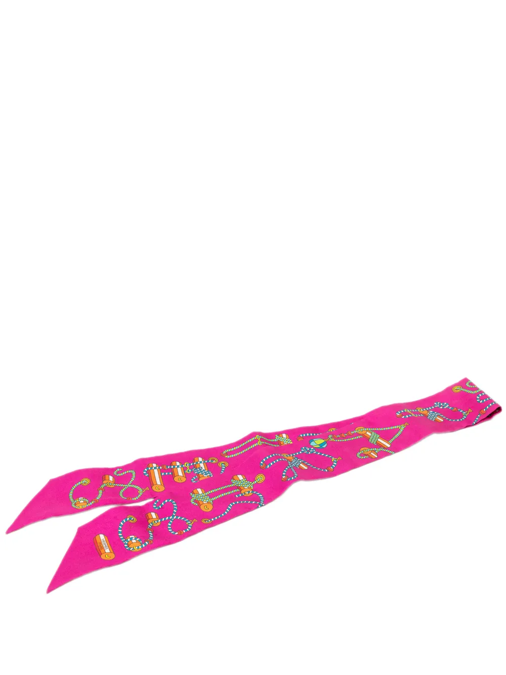 Hermès Pre-Owned 2000-2026 Cordages Twilly Seidenschal - Rosa
