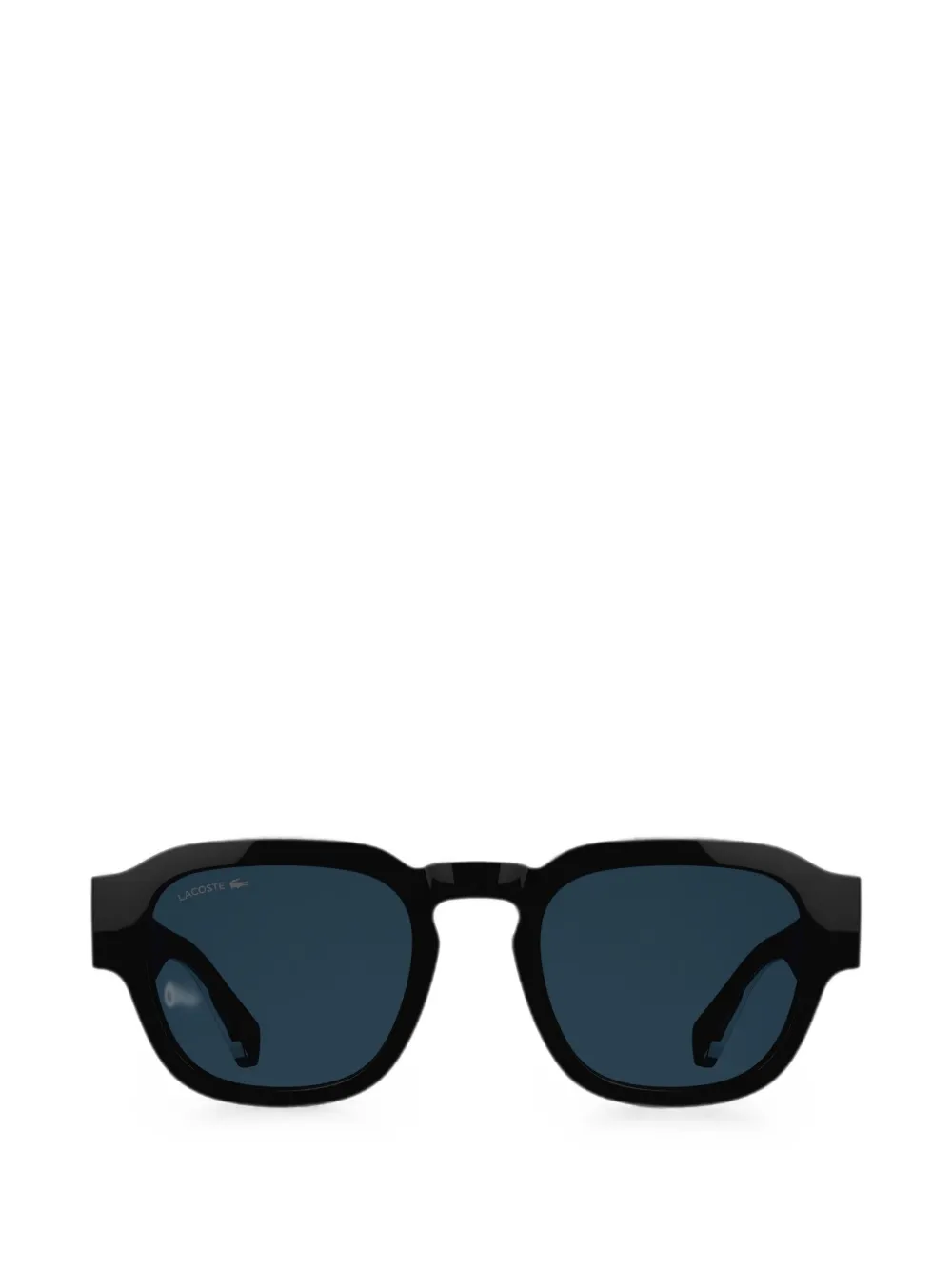 Lacoste Icons bril met rond montuur van acetaat Zwart