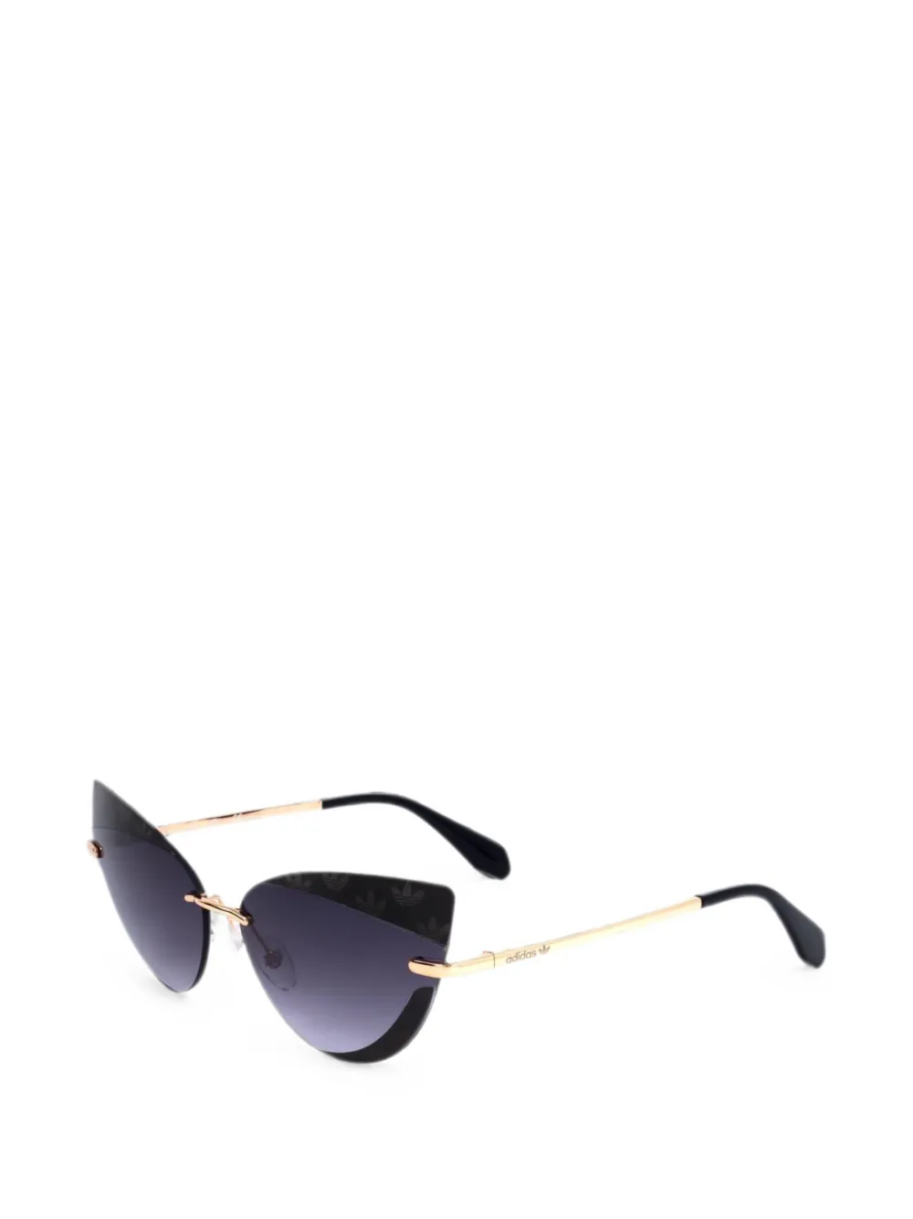 adidas Zonnebril met cat-eye montuur Goud