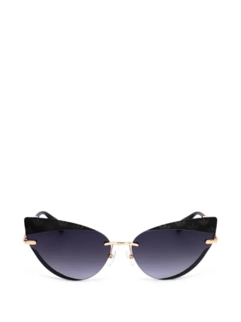adidas logo-detail cat-eye frame sunglasses