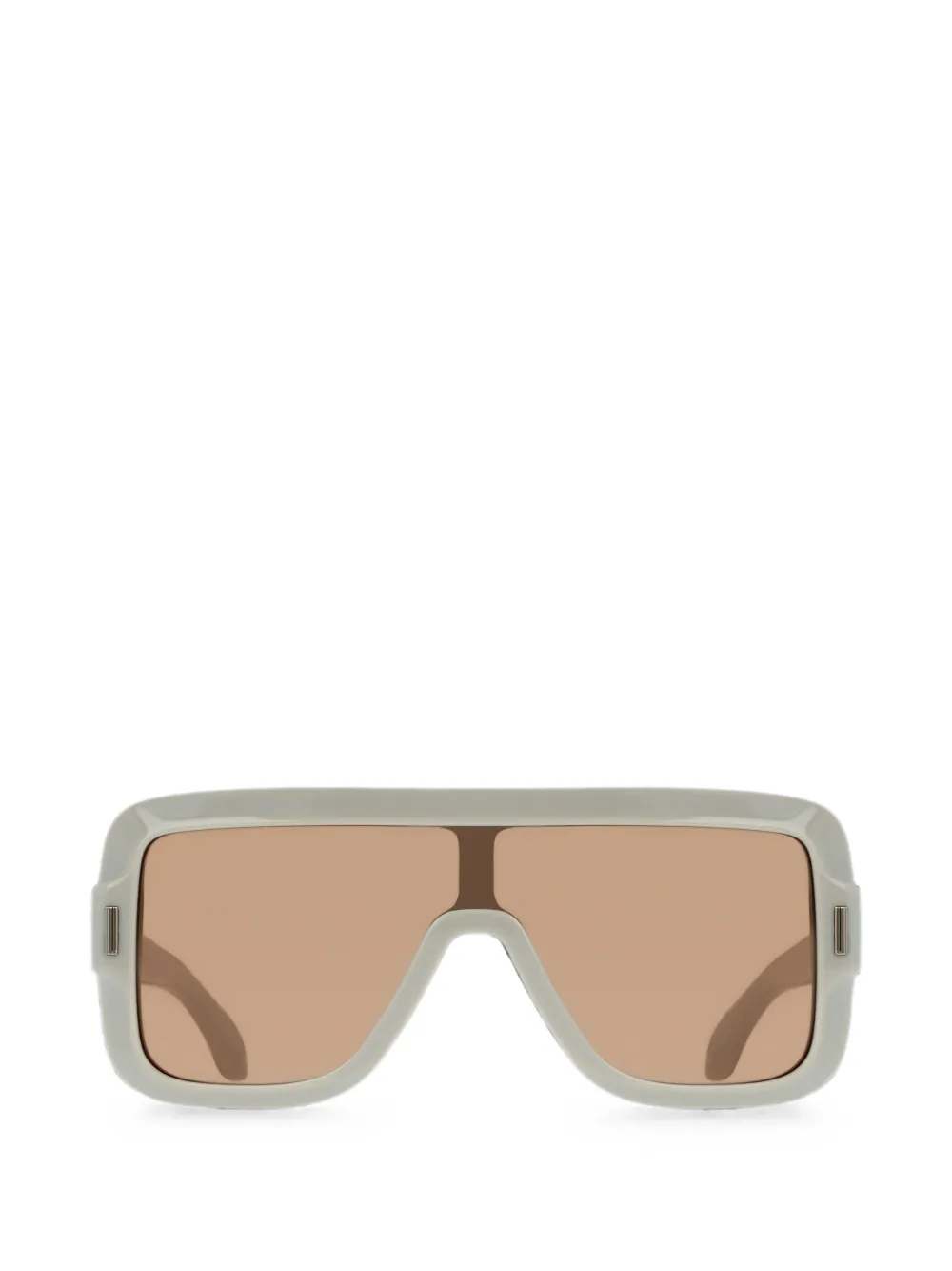 Ferragamo Eyewear Shield-frame Sunglasses In Neutrals