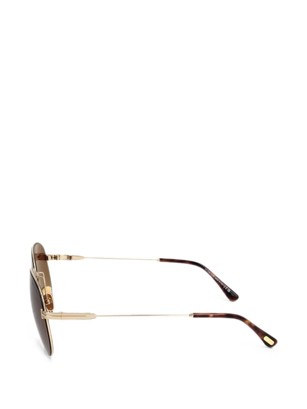 TOM FORD Eyewear Zonnebril met piloten montuur Goud