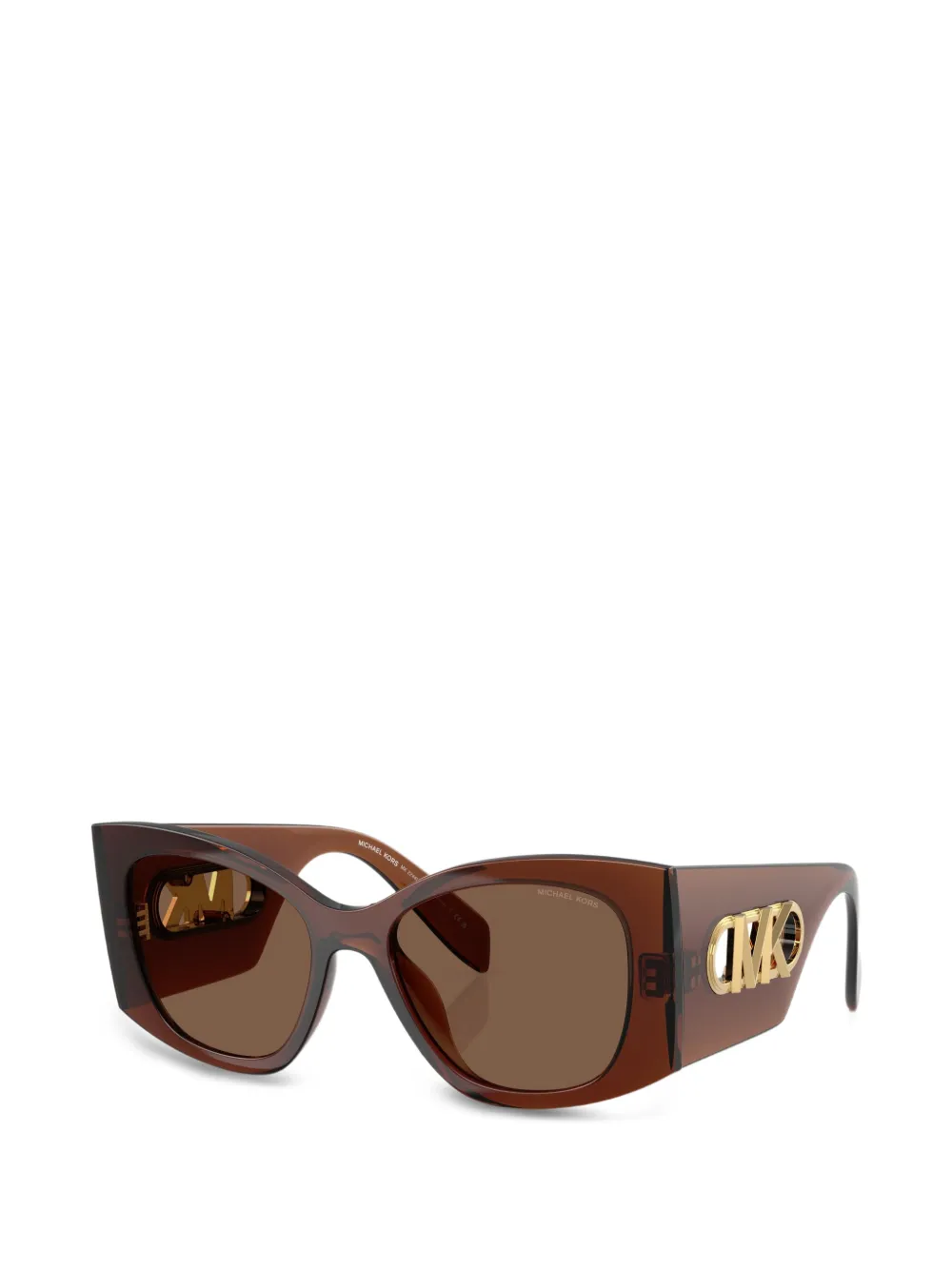 Michael Kors Occhiali da sole geometrici - Marrone