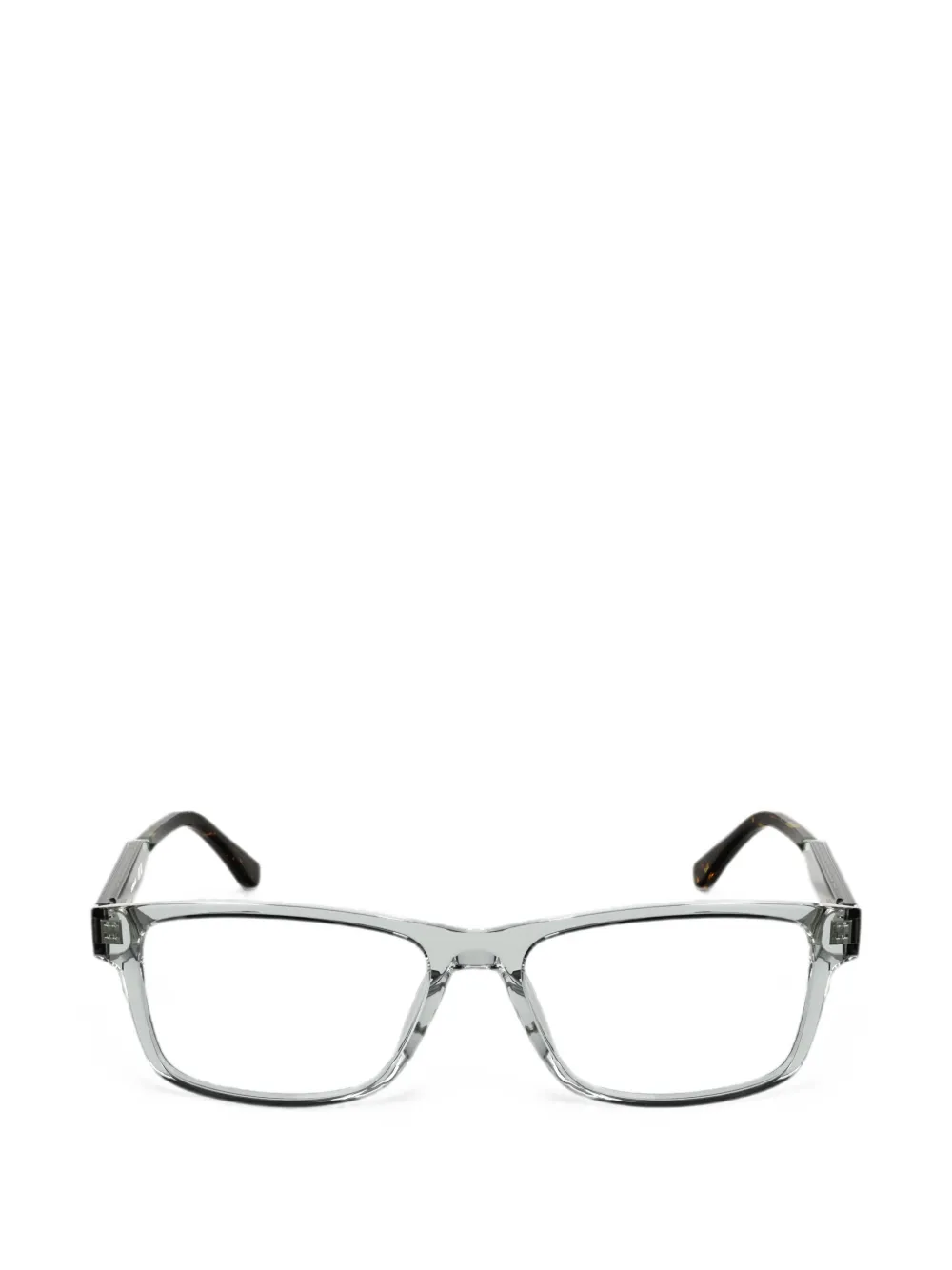 Lacoste Rectangle-frame Glasses In Metallic