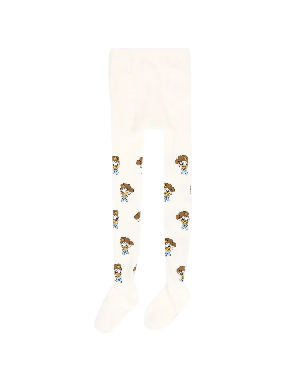 Monnalisa Panty met Daisy Duck-intarsia Beige