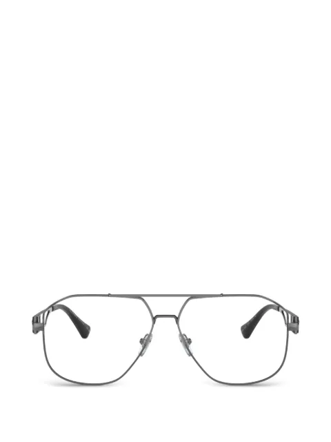 Versace Eyewear Medusa-logo pilot-frame glasses