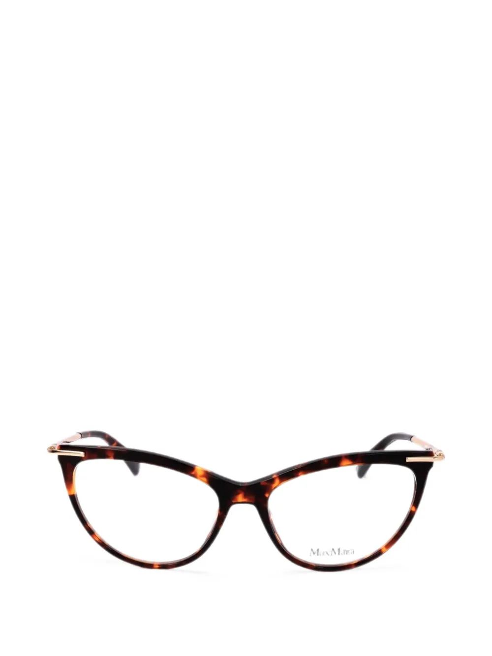 Max Mara Eyewear Occhiali cat-eye con effetto tartarugato - Marrone