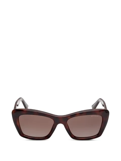 GUESS EYEWEAR Óculos de sol gatinho com efeito tartaruga