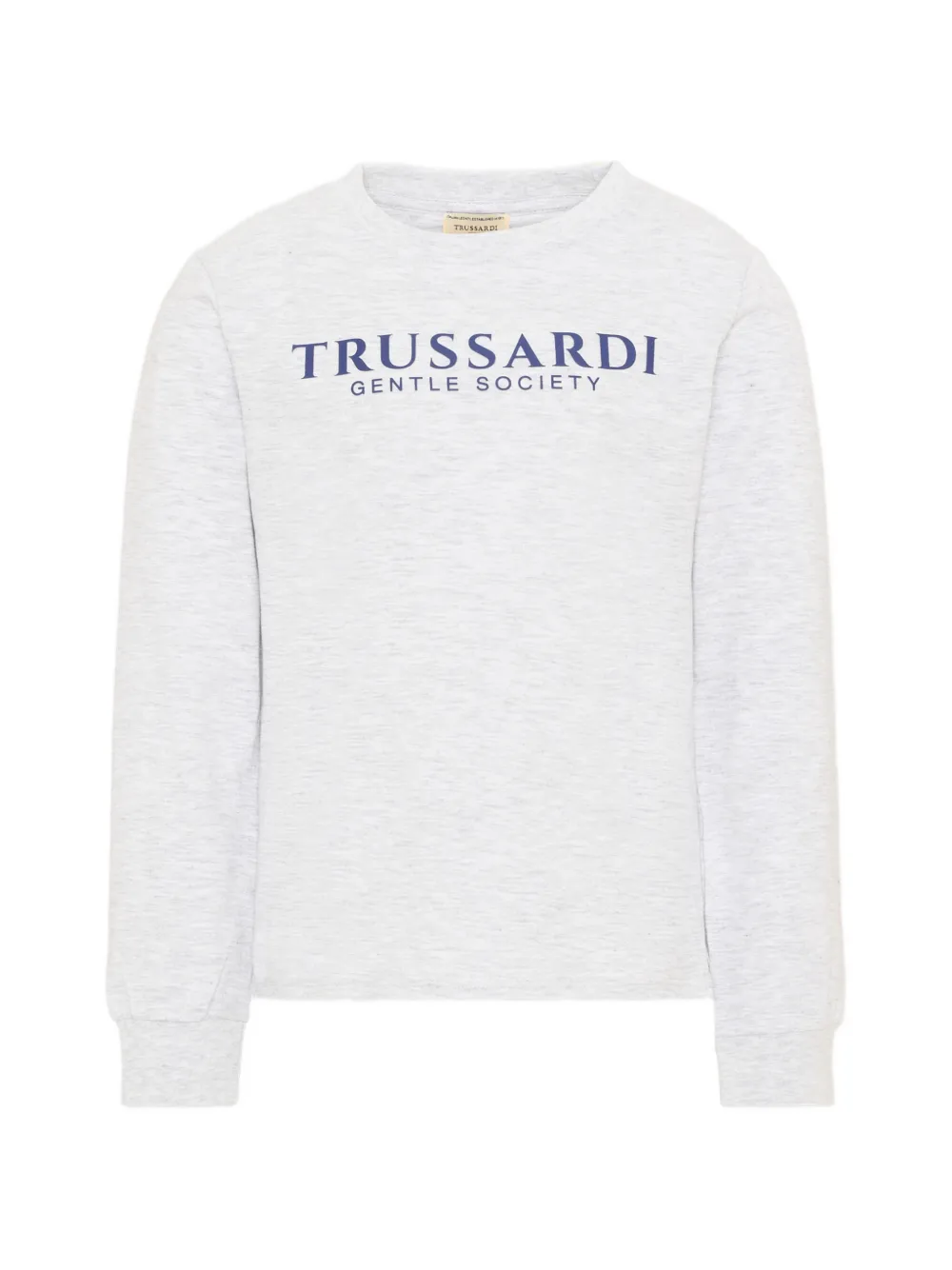 TRUSSARDI JUNIOR logo-print sweatshirt Grijs