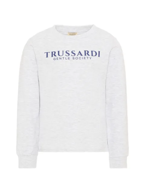 TRUSSARDI JUNIOR logo-print sweatshirt