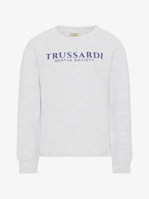 TRUSSARDI JUNIOR logo-print sweatshirt