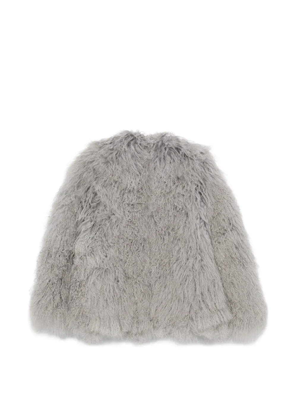 Martha Louis shearling-effect jacket - Grau