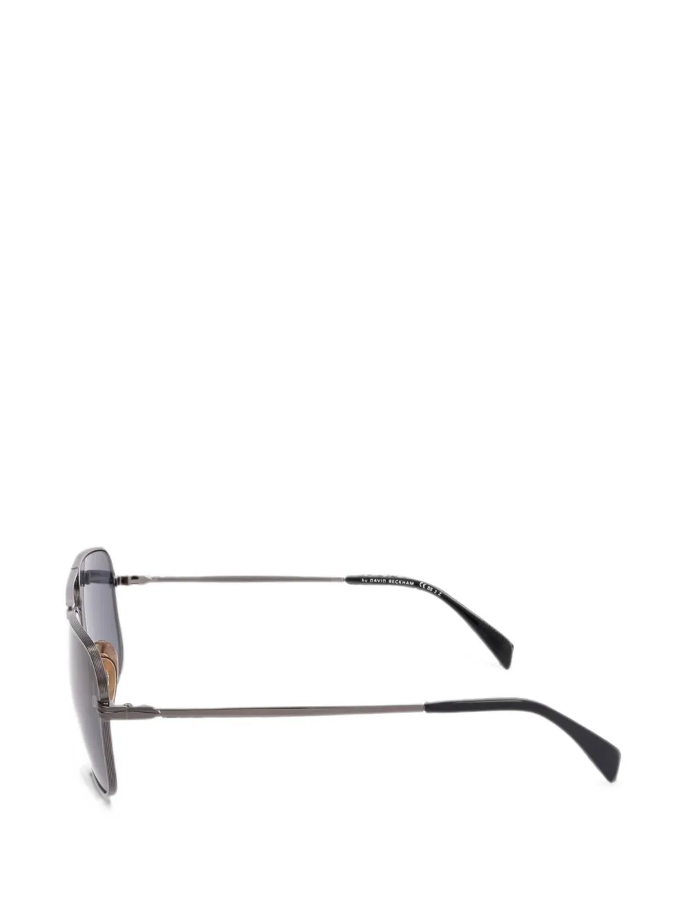 Eyewear by David Beckham Zonnebril met vierkant montuur Grijs