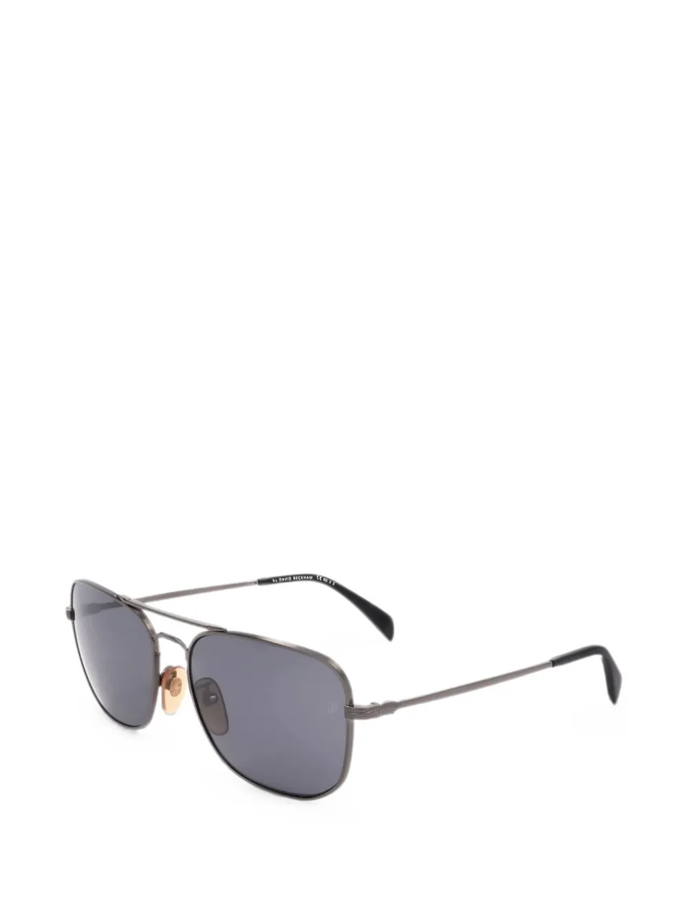 Eyewear by David Beckham Zonnebril met vierkant montuur Grijs