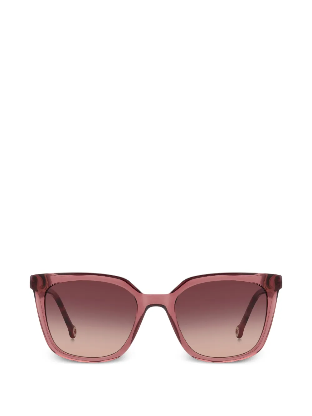 Carolina Herrera Zonnebril met vierkant montuur Rood