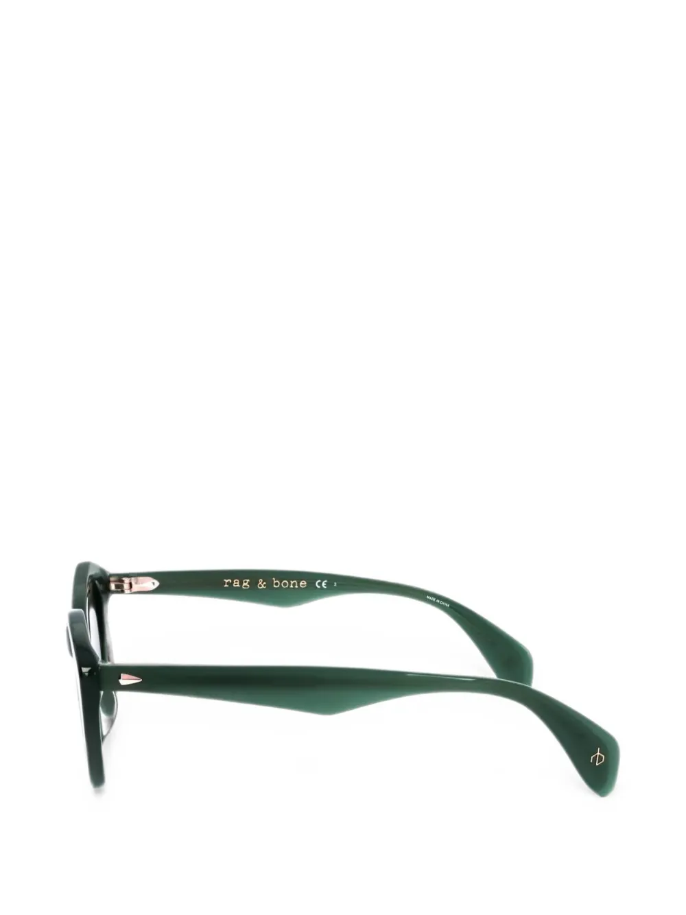 RAG & BONE EYEWEAR Zonnebril met cat-eye montuur Groen